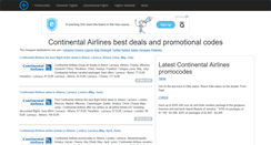 Desktop Screenshot of continentalairlines-promo.putivnyk.com